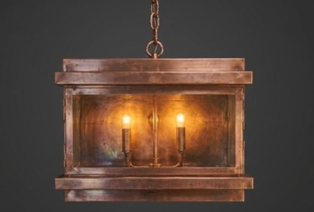The Azura Copper Lantern Pendant Light Custom Design