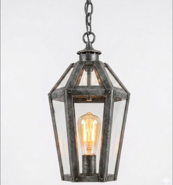 The Trinidad Bay Coastal Copper Lantern Pendant LIght
