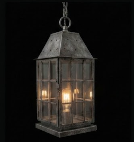 The Egg Harbor Lighthouse Coastal Nautical Lantern Custom Design
