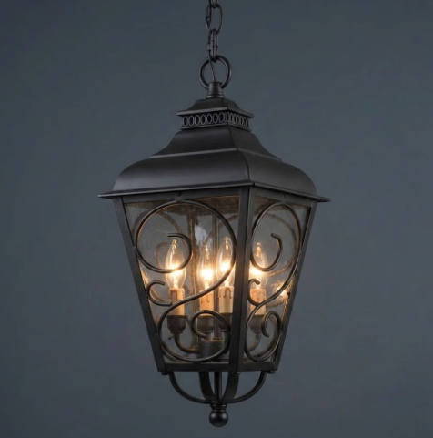 The Rochester Copper Lantern Pendant LIght Custom Design