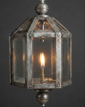 The Working Man's Copper Lantern Pendant Light Custom Design