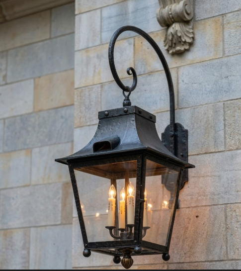 The Gallipoli Outdoor Copper Lantern Pendant Light