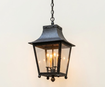 The Gallipoli Outdoor Copper Lantern Pendant Light