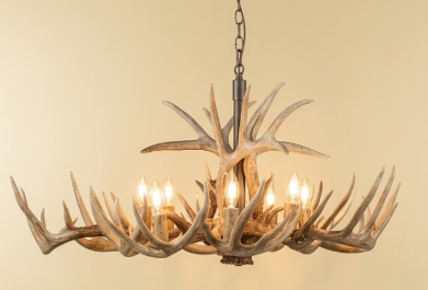 real deer antler chandelier 