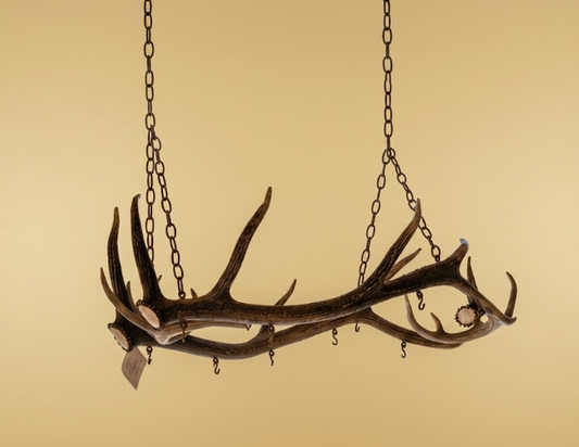 Elk & Whitetail Antler Pot Rack