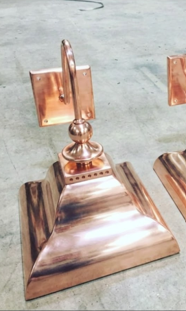 Brunswick Copper Wall Sconce | New England Gooseneck Design | TetonLighting™