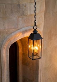 St. James Sweetwater Copper Lantern & Pendant Light With Top Curl