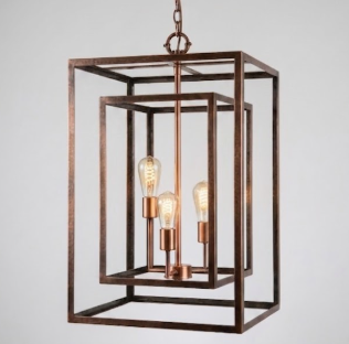 Custom Camden Copper Chandelier Kitchen Island Pendant