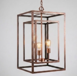 Custom Camden Copper Chandelier Kitchen Island Pendant