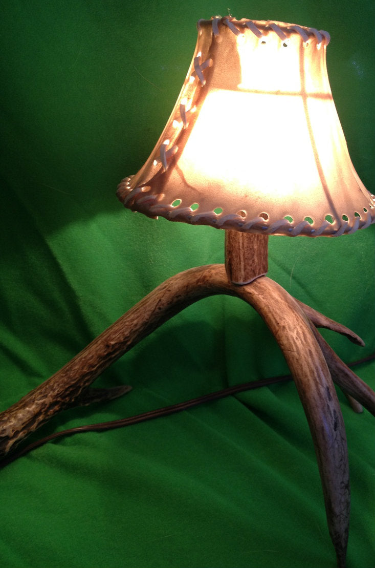 Deer Antler Bedside Table Lamp