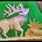 The Walking Elk or Moose Antler Carving
