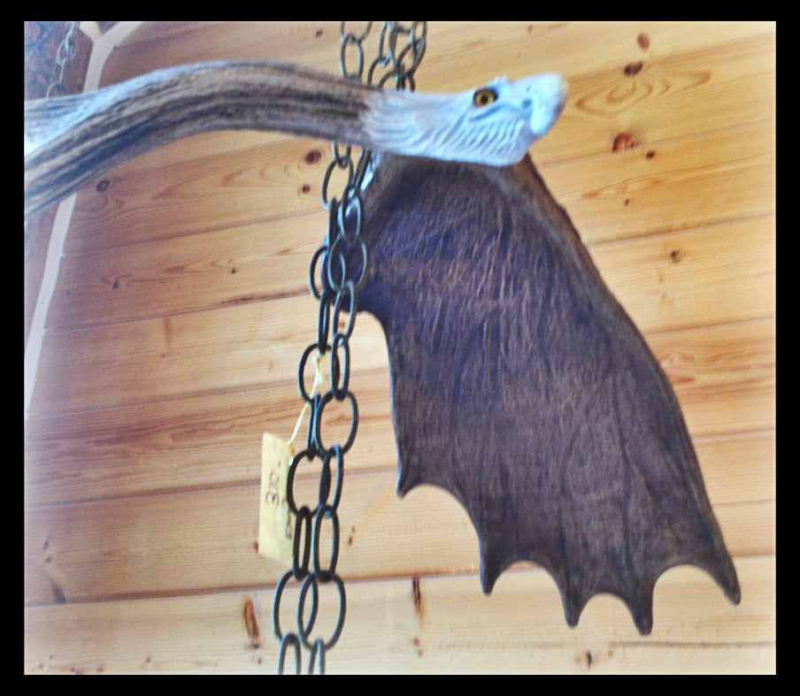 Soaring Eagle Antler Carving