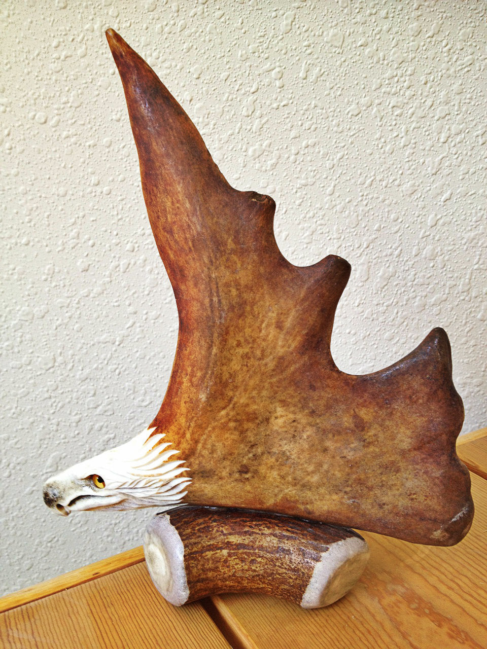 The Eagle Antler Carving