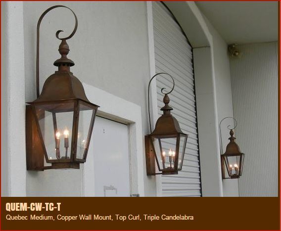 Curl Options For St. James Lanterns (Lanterns Shown Are Not Included- Must Be Ordered Separately)