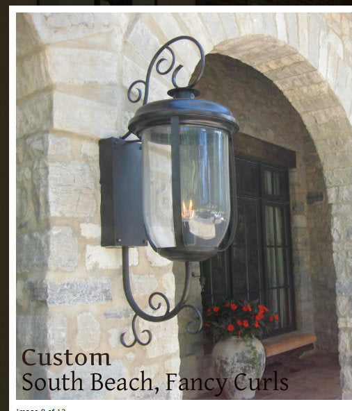 Curl Options For St. James Lanterns (Lanterns Shown Are Not Included- Must Be Ordered Separately)
