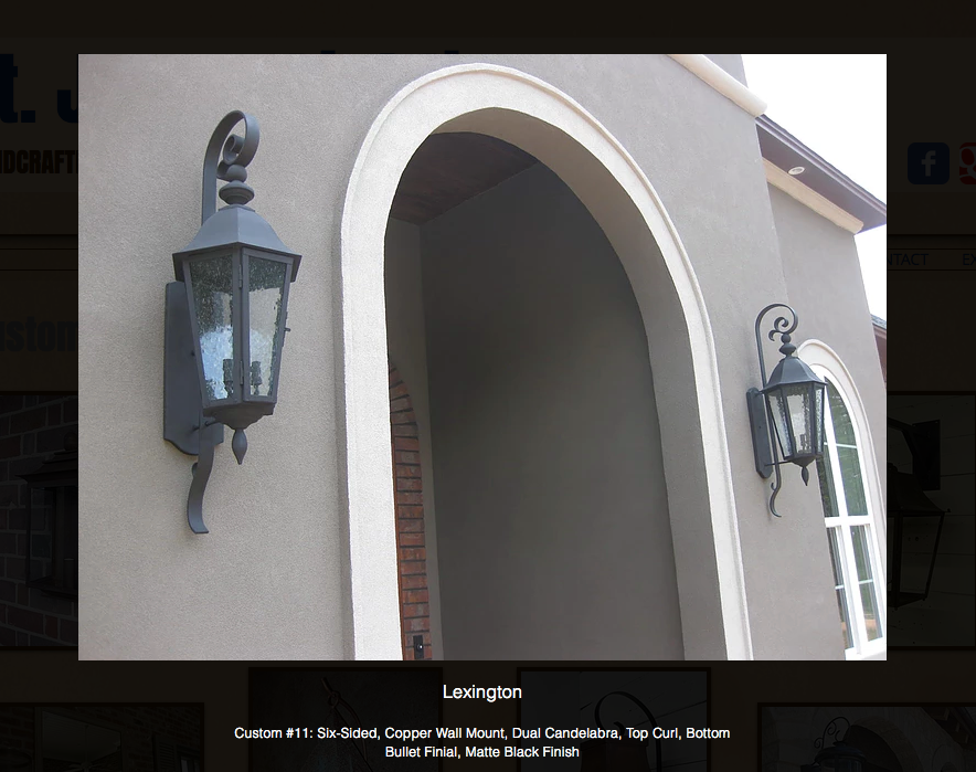 St. James Lexington Outdoor Copper Lantern