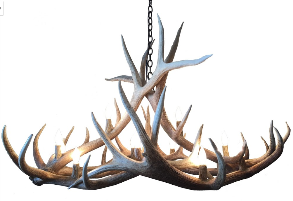 Jasper Elongated Elk Antler Chandelier