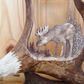 Wild Moose Antler Carving