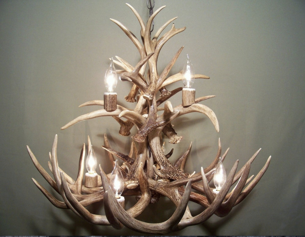 Deer Antler Chandelier Pendant Light