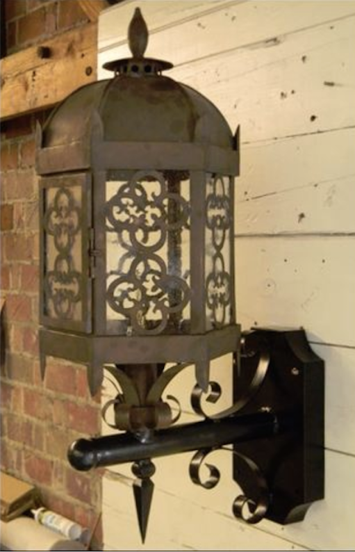 Medieval CASTLE OUTDOOR GAS ELECTRIC LANTERN