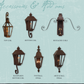 Curl Options For St. James Lanterns (Lanterns Shown Are Not Included- Must Be Ordered Separately)