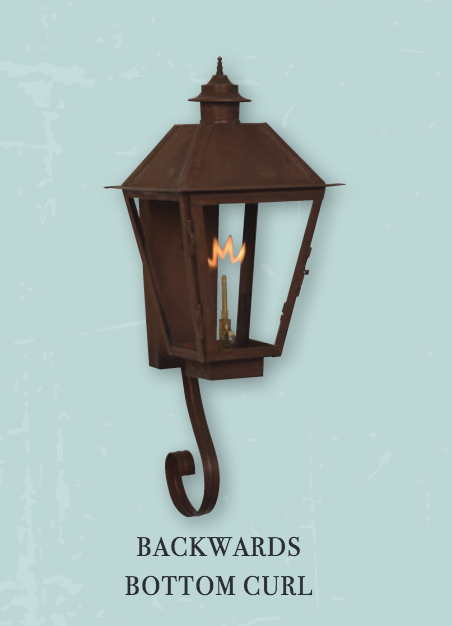 Curl Options For St. James Lanterns (Lanterns Shown Are Not Included- Must Be Ordered Separately)