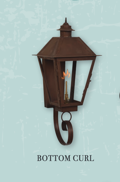 Curl Options For St. James Lanterns (Lanterns Shown Are Not Included- Must Be Ordered Separately)