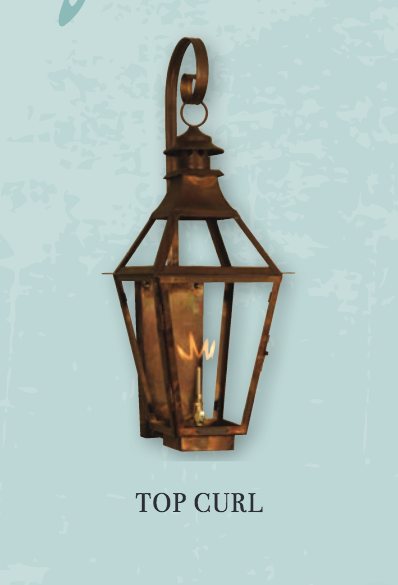 Curl Options For St. James Lanterns (Lanterns Shown Are Not Included- Must Be Ordered Separately)