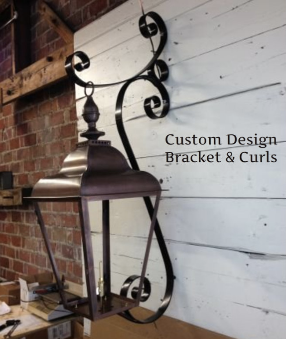 Curl Options For St. James Lanterns (Lanterns Shown Are Not Included- Must Be Ordered Separately)