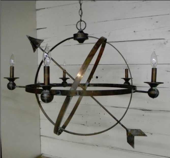 St. James Weather Compass Copper Lantern