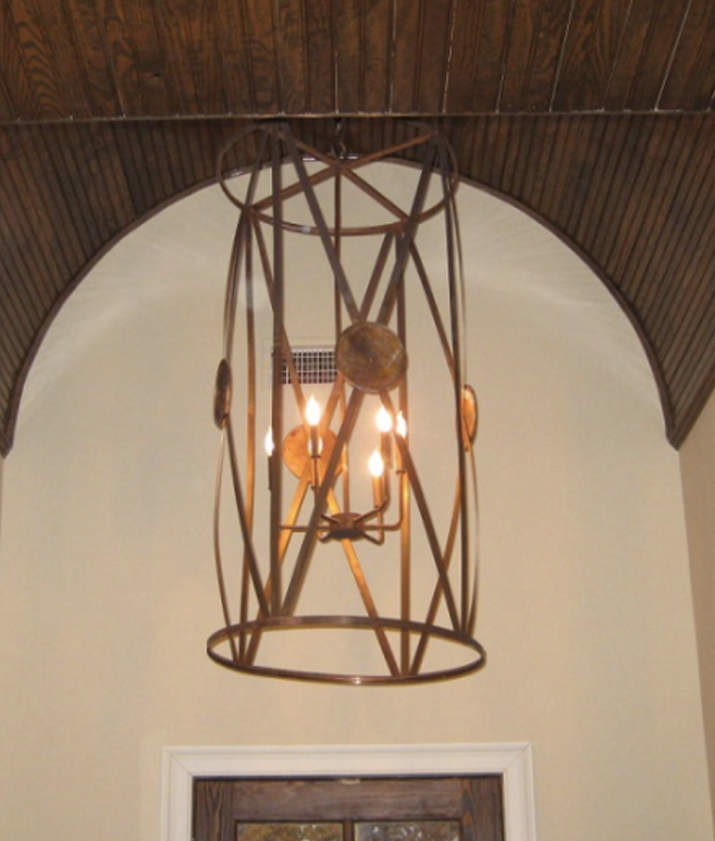 Copper Drum Ceiling Pendant Lights