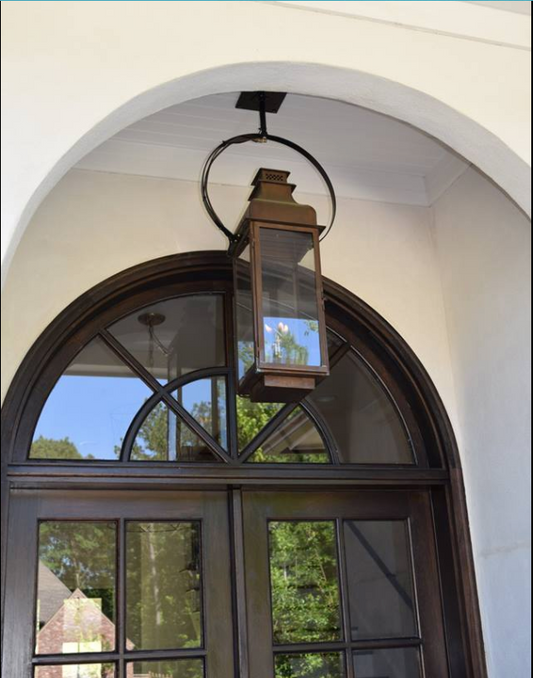 Outdoor Gas Electric Copper Lantern Kitchen Island Pendant Ceiling Light Fixture Chandelier Entryway Patio Light