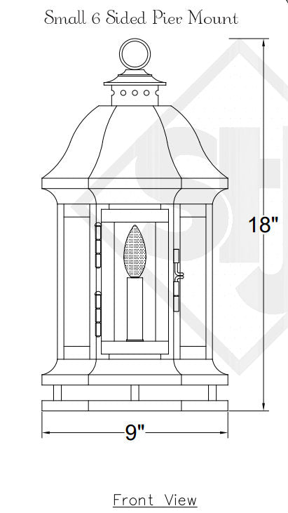 St. James Montego Bay Lighthouse Coastal Nautical Lantern