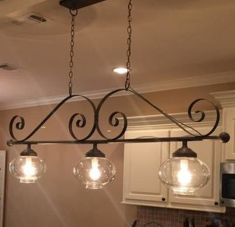 Kitchen Island Chandelier Lights Copper Pendant Ceiling Light Fixture Dining Room Antique Modern Elegant Unique Black Hanging Lamps Wall Sconce Indoor Outdoor Electric Lanterns 