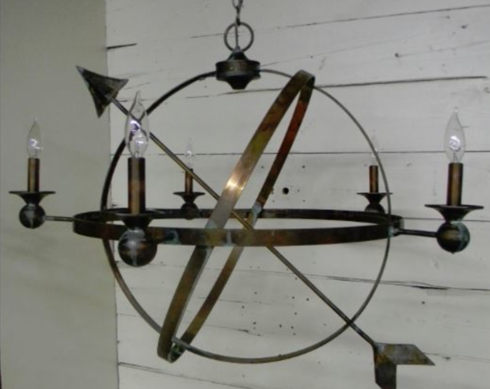 St. James Weather Compass Copper Lantern