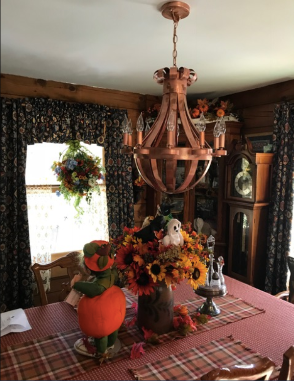 St. James Tear Drop Copper Chandelier