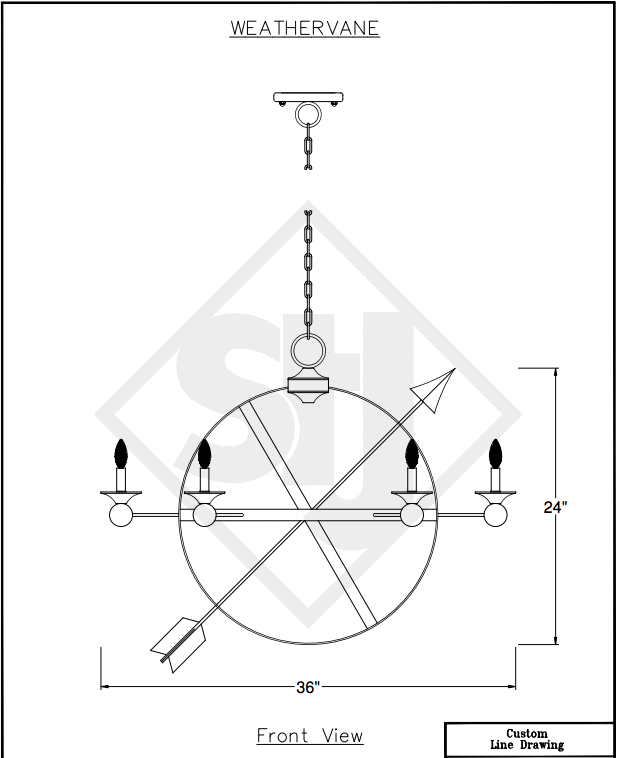 St. James Weather Compass Copper Lantern