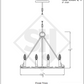 St. James King Arthur Medieval Steel Chandelier with Candles