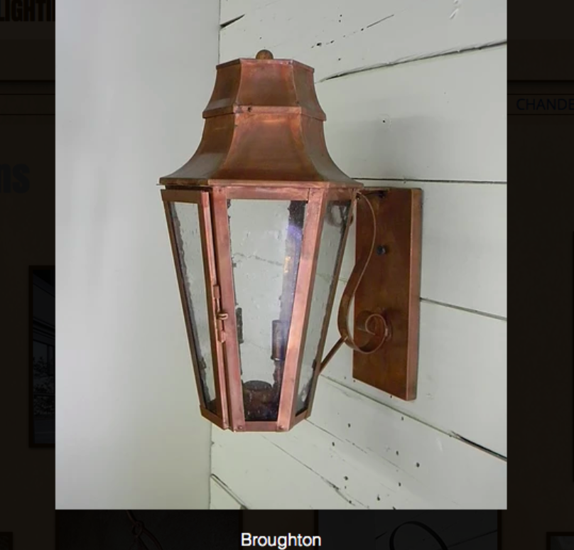 St. James Broughton Copper Lantern Custom Design