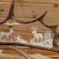 Whitetail Buck and Doe Antler Carving