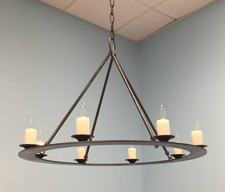 Medieval King Arthur Camelot Castle Chandelier