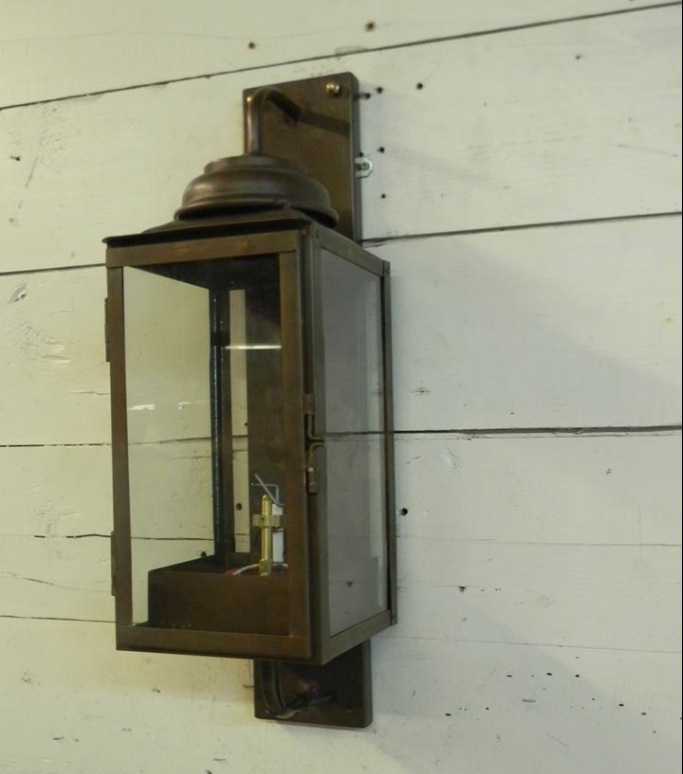 Rustic Cabin Patio Custom Copper Lantern
