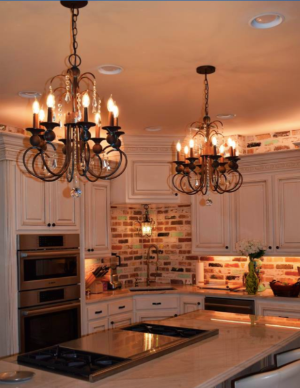 St. James Mardi Gras Kitchen Island Lighting