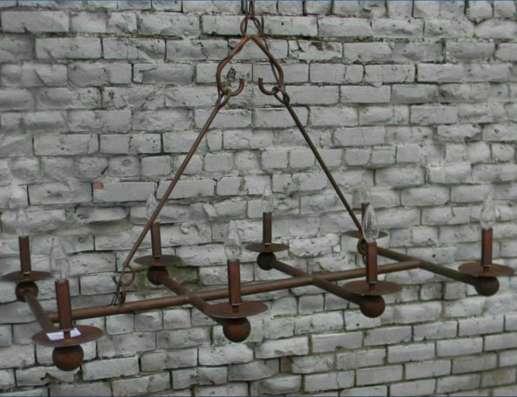 medieval copper lanten chandelier pendant 