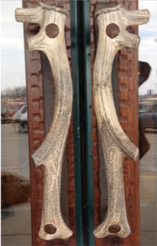 Real Antler Door Handles