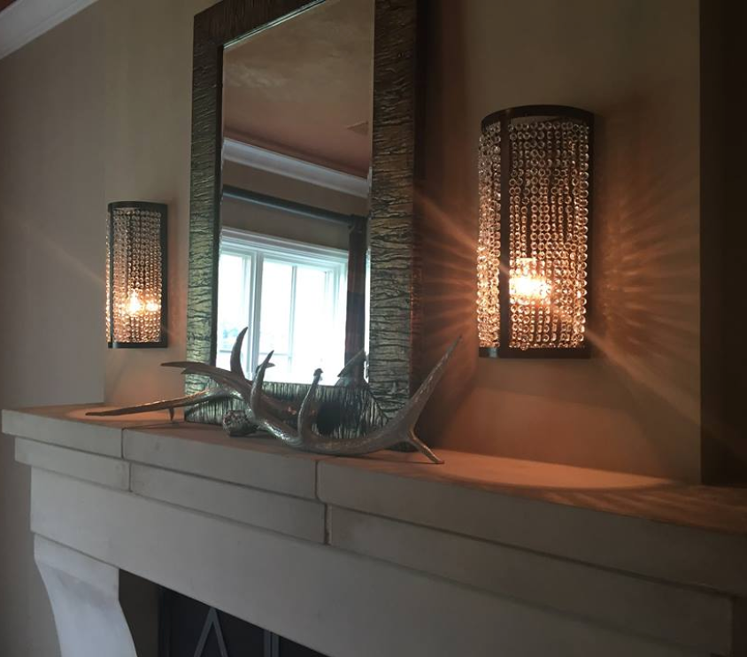 CRYSTAL WALL SCONCE LIGHT FIXTURES Kitchen Island Chandelier Lights Copper Pendant Ceiling Light Fixture Dining Room Antique Modern Elegant Unique Black Hanging Lamps Wall Sconce Indoor Outdoor Electric Lanterns crystal
