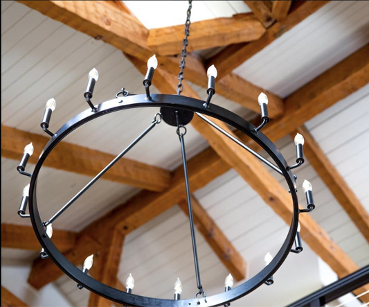 St. James Sullivan Single Tier Steel Chandelier