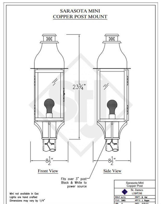Line Drawings St. James Sarasota Lantern