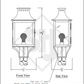 Line Drawings St. James Aspen Lantern