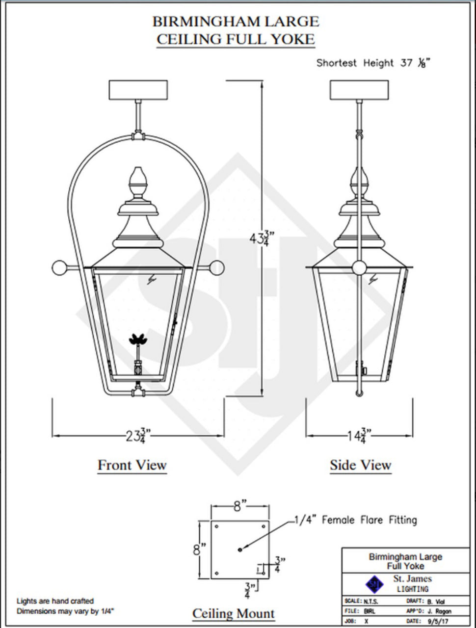Line Drawings St. James Birmingham Lantern